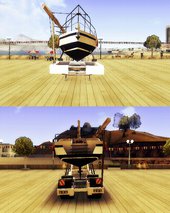 GTA V Big Boat Trailers